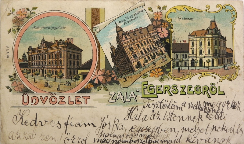 Zalaegerszeg, városháza, képeslap, 1901 fotó bedo.hu.jpg 