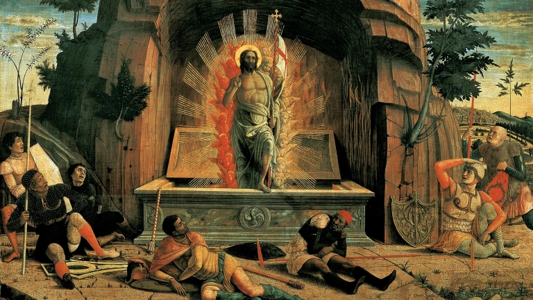 Mantegna,_Andrea_-_La_Résurrection_-_1457-1459-2.jpg